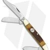 Bear & Son Large Stockman Traditional Pocket Knife Stag (2.875" Satin) CRSB47