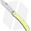 Bear & Son Locking Farmhand Lockback Knife Yellow G-10 (3.625" Satin) C338L