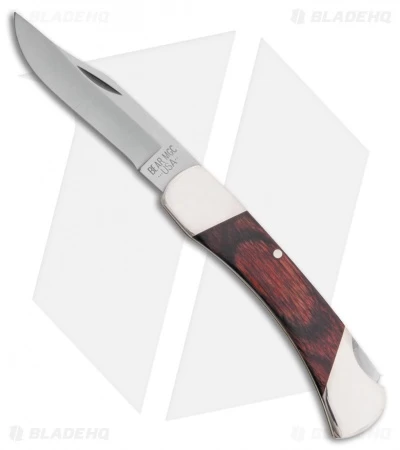 Bear & Son Midsize Lockback Knife Rosewood (2.75" Satin) 205R 3 Bear & Son Midsize Lockback Knife Rosewood (2.75" Satin) 205R