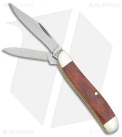 Bear And Son Peanut Rosewood Two Blade Pocket Knife 2.875"