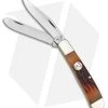 Bear & Son Trapper Pocket Knife Red Stag Bone (3.25" Satin) CRSB54 -Knives Shop bear and son trapper red stag bone BP 28452 jr
