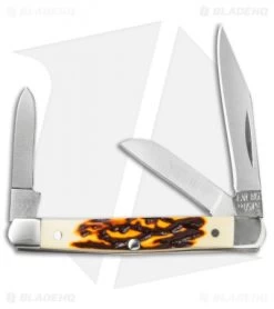 Bear & Son Small Stockman Knife Sim Stag (2.12" Satin) SD33