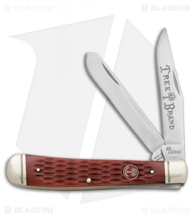 Boker Red Shield Trapper Pocket Knife 4.125" BO110754 3 Boker Red Shield Trapper Pocket Knife 4.125" BO110754