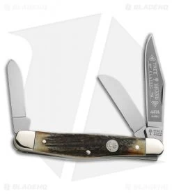 Boker Stockman Pocket Knife 4" Stag 114474