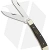 Buck Creek Trapper Pocket Knife 4.125" Ebony Wood -Knives Shop buck creek trapper ebony wood BUC254EB BHQ 41477 er