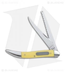 Case Fishing Knife 4.25" Yellow Delrin (320094F SS) 0120
