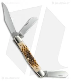 Case Large Stockman Knife 3.875" Amber Bone (6347 SS) 00128