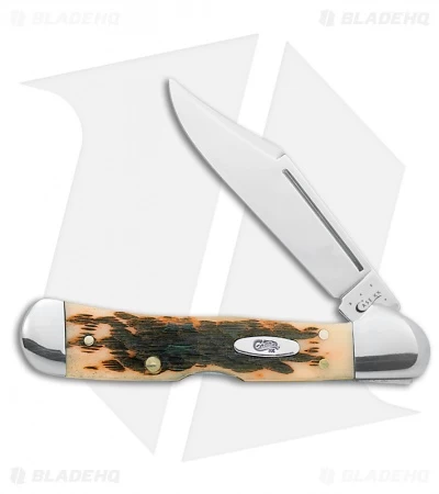 Case Mini Copperlock Knife 3.625" Amber Bone (61749L SS) 133 3 Case Mini Copperlock Knife 3.625" Amber Bone (61749L SS) 133