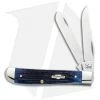 Case Mini Trapper Knife 3.5" Deep-Sea Jigged Blue Bone (6207 SS) 02838 -Knives Shop case mini trapper blue 02838