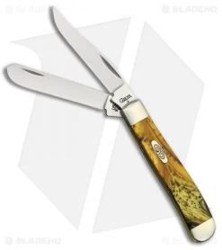 Case Mini Trapper Knife 3.50" Gold Corelon 920724KT