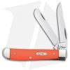 Case Mini Trapper Knife 3.5" Orange Synthetic (4207 SS) 80505 -Knives Shop case mini trapper orange synthetic 80505 BHQ 42442 dl