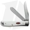 Case Mini Trapper Pocket Knife 3.5" White Delrin (6207 SS) 60186 -Knives Shop case mini trapper white 60186
