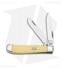 Case Mini Trapper Knife Yellow Delrin (3207 SS) 80029