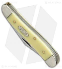 Case Peanut Knife 2.875" Yellow Delrin (3220 CV) 030 -Knives Shop case peanut knife yellow delrin 030 BHQ 12097 er spine