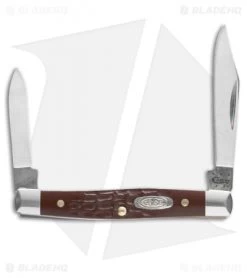 Case 083 Working Small Pen Knife 2.625" Jigged Brown Synthetic (6233 SS)