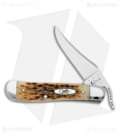 Case Russlock Knife 3.5" Amber Bone (61953L SS) 0260 3 Case Russlock Knife 3.5" Amber Bone (61953L SS) 0260