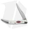 Case Small Texas Toothpick Knife 3.00" Jigged White Synthetic (610096 SS) 60180 -Knives Shop case small texas toothpick jigged white synthetic 60180 BHQ 42331 dl