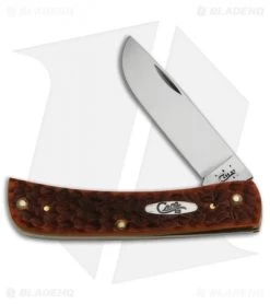 Case Sodbuster Jr. Chestnut Jigged 3.62" Bone (6137 CV) 07014