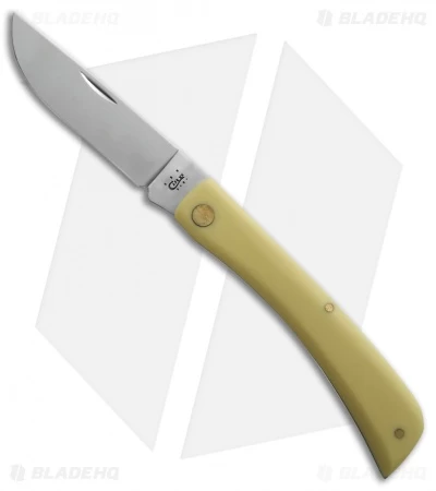 Case Sodbuster Knife 4.625" Yellow Synthetic (3138 CV) 038 3 Case Sodbuster Knife 4.625" Yellow Synthetic (3138 CV) 038