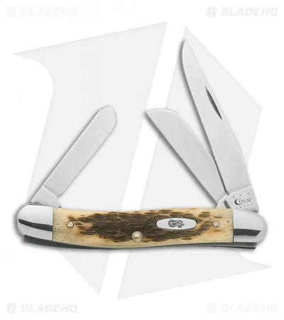 Case Medium Stockman Knife 3.5" Amber Bone (6318 CV) 039 3 Case Medium Stockman Knife 3.5" Amber Bone (6318 CV) 039