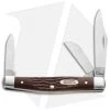 Case Medium Stockman Knife 3.25" Jigged Brown Synthetic (6344 SS) 00106 -Knives Shop case stockman brown 00106