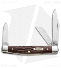 Case Medium Stockman Knife 3.25" Jigged Brown Synthetic (6344 SS) 00106