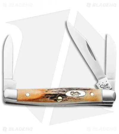 Case Small Stockman Knife 2.625" Genuine Stag (5333 SS) 00178 3 Case Small Stockman Knife 2.625" Genuine Stag (5333 SS) 00178