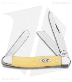Case Medium Stockman Knife 3.625" Yellow Delrin (3318 SS)