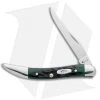 Case Small Texas Toothpick Knife 3" Bermuda Green Bone (610096 SS) 09722 -Knives Shop case tiny toothpick bur green 9722