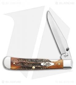 Case Trapperlock 4.125" Burnt Jigged Bone (6154L SS) 65302