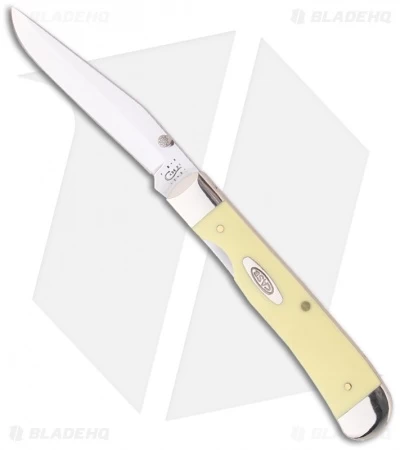 Case TrapperLock Knife 4.125" Yellow (3154L CV) 00111 3 Case TrapperLock Knife 4.125" Yellow (3154L CV) 00111