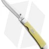 Case TrapperLock Knife 4.125" Yellow Synthetic (3154LC CV) 30111 -Knives Shop case trapperlock yellow 30111