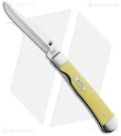 Case TrapperLock Knife 4.125" Yellow Synthetic (3154LC CV) 30111