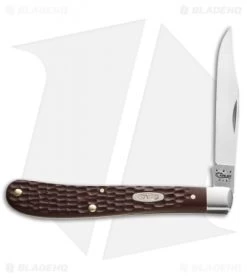 Case 135 Working Barehead Slimline Trapper Knife 4.125" Brown (61048 SS)