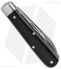 GEC #14 Tidoute Boy's Knife 2.325" Gabon Ebony 142216 -Knives Shop great eastern cutlery tidoute boys knife knifebright gabon ebony 142216 BHQ 37428 er side