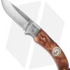 Karesuando Kniven Nallo Lockback Folding Knife Brown Curly Birch (2.50" Satin) -Knives Shop karesvando kniven kar3615 cm