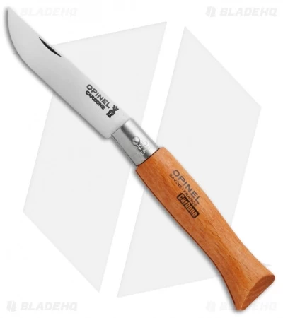 Opinel Knives No. 5 Carbon Steel Knife Beech Wood (2.4" Satin) 3 Opinel Knives No. 5 Carbon Steel Knife Beech Wood (2.4" Satin)