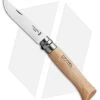 Opinel Knives No. 8 Stainless Steel Knife Beechwood (3.25" Satin) #8 2 Opinel Knives No. 8 Stainless Steel Knife Beechwood (3.25" Satin) #8 -Knives Shop opinel 8 stainless Steel Beech Satin BHQ 14345 jr