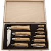 Opinel Knives Stainless Steel Folding Knife Beechwood Handles (Set Of 10) -Knives Shop opinel coffret collect 10 set beechwood 001311
