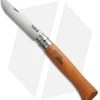 Opinel No 12 Folding Knife Beechwood Carbon Steel (4.75" Satin) #12 -Knives Shop opinel no 12 folder beechwood 12