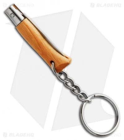 Opinel No. 2 Folding Knife Keychain Beechwood (1.25" Satin) #2 3 Opinel No. 2 Folding Knife Keychain Beechwood (1.25" Satin) #2 - Image 2