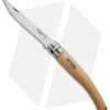 Opinel Knives No 8 Slim Stainless Steel Folding Knife Beechwood (3.12" Satin) #8 -Knives Shop opinel op00516 slim beechwood 8