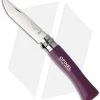 Opinel Knives No. 7 Stainless Steel Knife Plum Purple (3.06" Satin) #7 SS -Knives Shop opinel op01427 purple