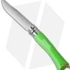 Opinel No 7 Trekking Stainless Steel Knife Green + Leather (3.25" Satin) 2 Opinel No 7 Trekking Stainless Steel Knife Green + Leather (3.25" Satin) -Knives Shop opinel op01442 cm