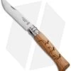 Opinel Knives No. 8 Stainless Steel Knife Beech Wood (3.25" Satin) #8 SS Deer -Knives Shop opinel op01620 beech deer