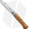 Opinel Knives No. 8 Stainless Steel Knife Oak (3.25" Satin) #8 SS Hare -Knives Shop opinel op01623 oak ss hare