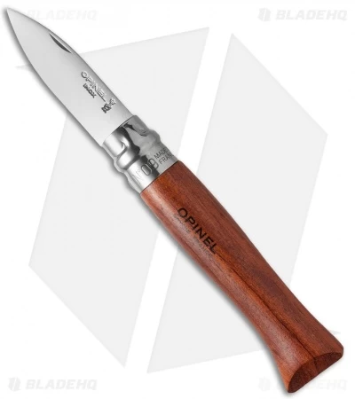 Opinel No. 9 Oyster & Shellfish Folding Knife - Padouk Wood (3.25" Satin) 3 Opinel No. 9 Oyster & Shellfish Folding Knife - Padouk Wood (3.25" Satin)