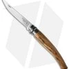 Opinel Knives No 10 Slim Stainless Steel Folding Knife Olive Wood (4" Satin) #10 -Knives Shop opinel po00645 cm