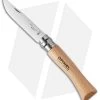 Opinel Knives No. 7 Stainless Steel Knife Beech Wood (3" Satin) -Knives Shop opinel stainless steel beech no 7