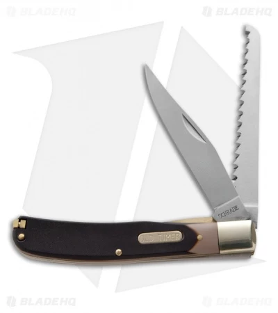 Old Timer Buzzsaw Trapper Knife 4.125" Sawcut 97OT 3 Old Timer Buzzsaw Trapper Knife 4.125" Sawcut 97OT